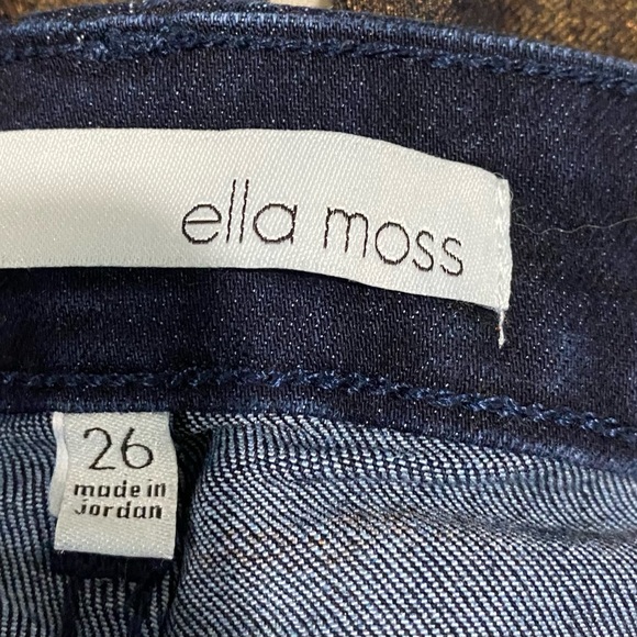 Women’s Ella Moss Brown Shimmery Two Tone High Rise Skinny Ankle Jeans Pants 26 - Picture 5 of 8